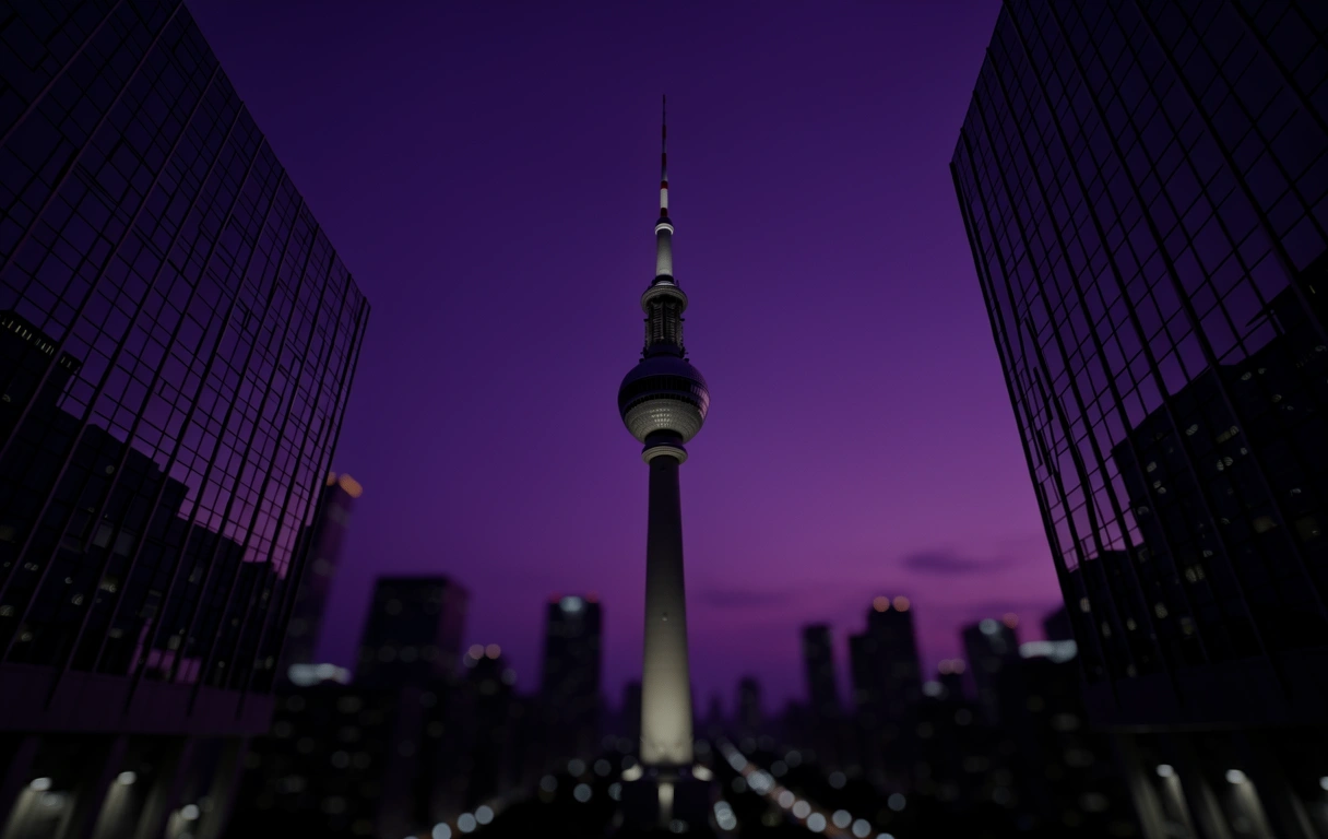 Seoul Skyline Dusk